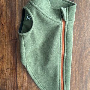 Dog Green Zipper Fleece